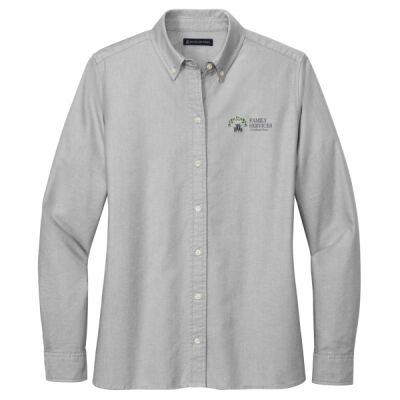 Family Services - Women's Casual Oxford Cloth Shirt Thumbnail